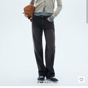 Mango Mid-Rise Straight Jeans